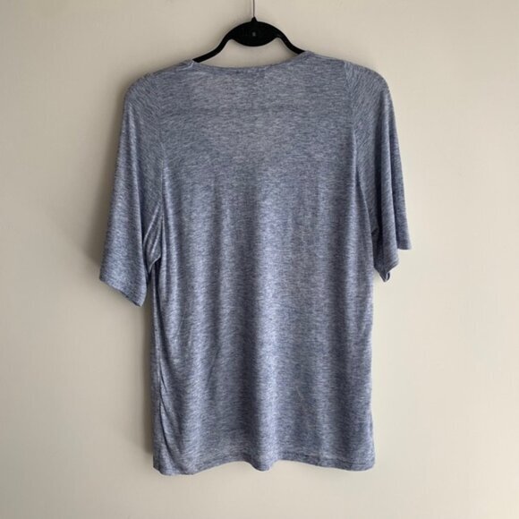 Aritzia Wilfred Free T-Shirt Heathered Oversized Marle Crew neck Short Sleeve XS - Picture 12 of 15